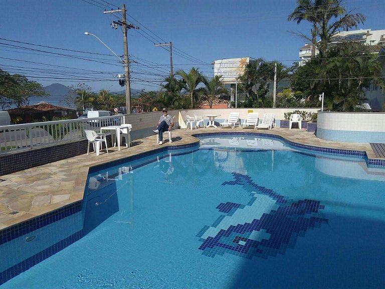 Melhor preço 2 quartos pé na areia Costa Atlantica Ubatuba