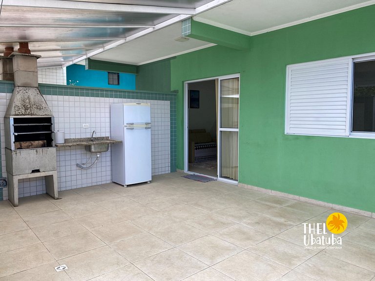 Melhor preço. Ubatuba, casa com churrasqueira