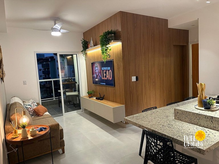 Melhor preço. Reserve sem taxas, apto novo, piscina,ubatuba