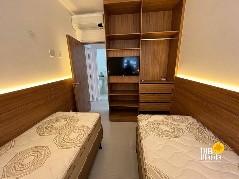 Melhor preço. Reserve sem taxas, apto novo, piscina,ubatuba