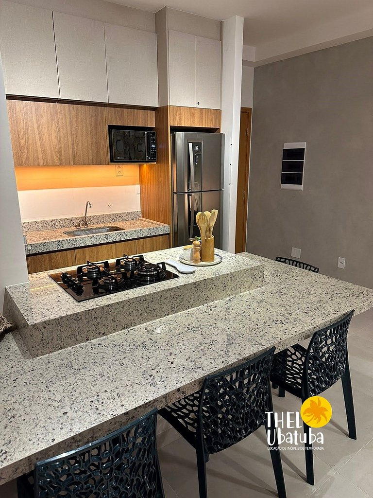 Melhor preço. Reserve sem taxas, apto novo, piscina,ubatuba