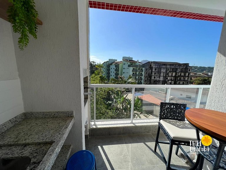 Melhor preço. Reserve sem taxas, apto novo, piscina,ubatuba