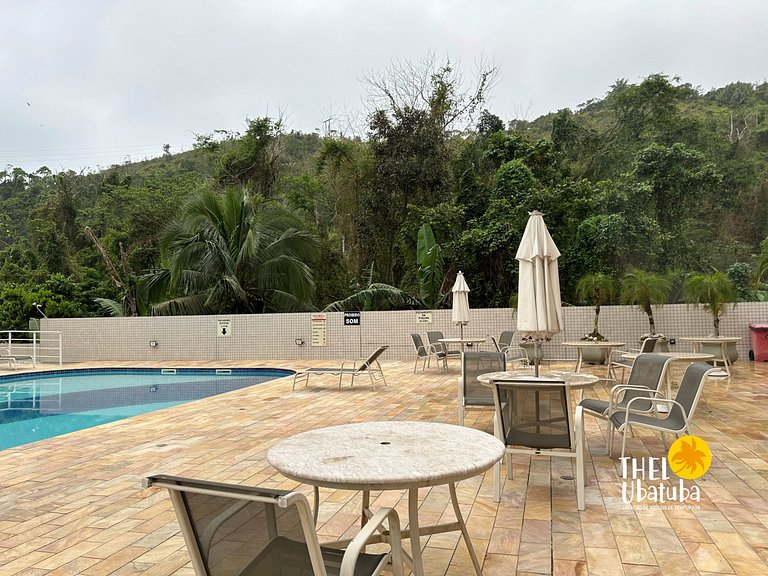 Praia Grande Ubatuba, com Ar  e piscina aquecida
