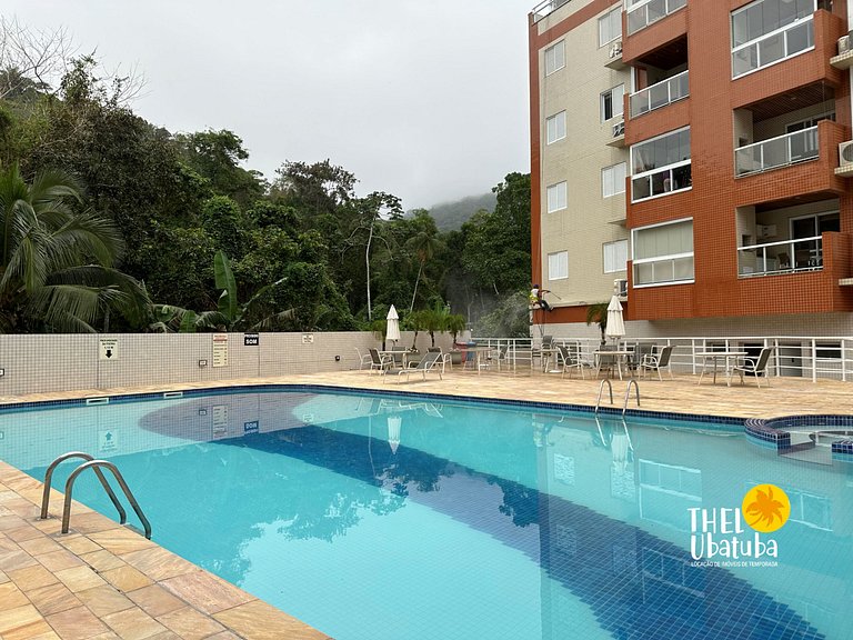 Praia Grande Ubatuba, com Ar  e piscina aquecida