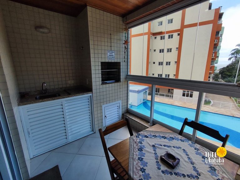 Praia Grande Ubatuba, com Ar  e piscina aquecida