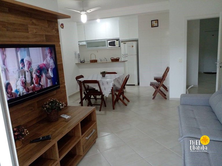 Praia Grande Ubatuba, com Ar  e piscina aquecida