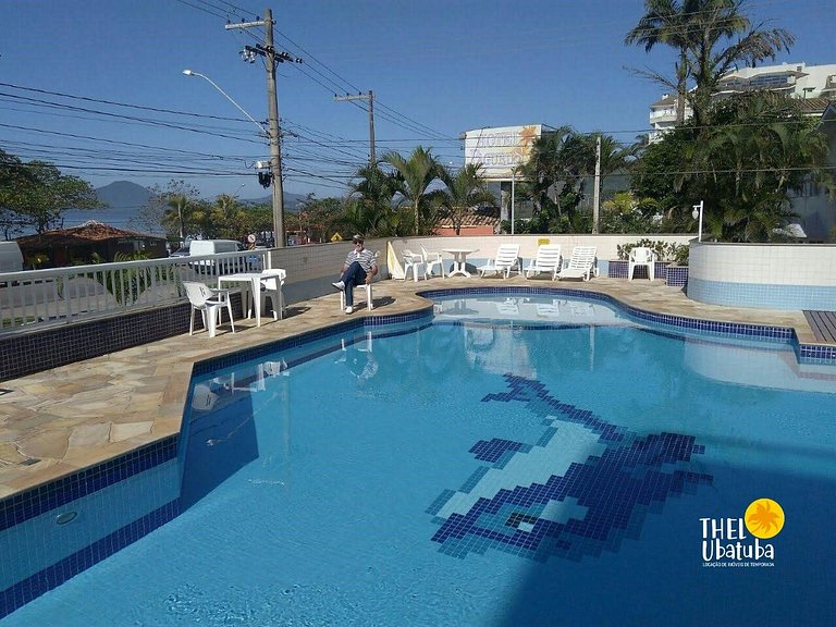 Melhor preço,Reserve sem taxas, pé na areia, piscina,113/D