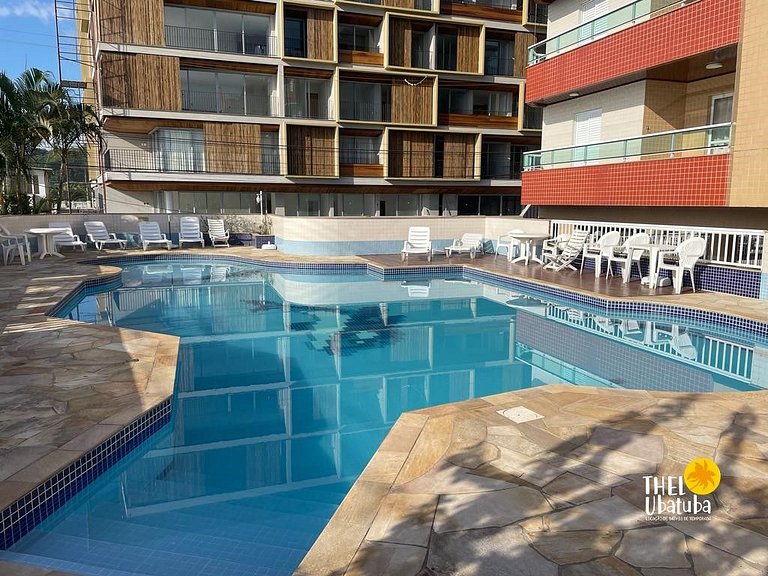 Melhor preço,Reserve sem taxas, pé na areia, piscina,113/D