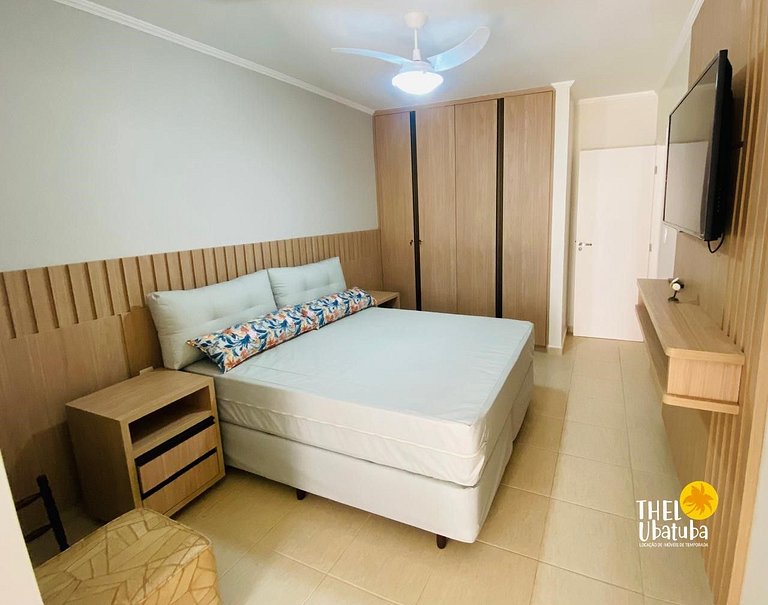 Melhor preço 3 quartos pé na areia 2 garagens Ubatuba 222