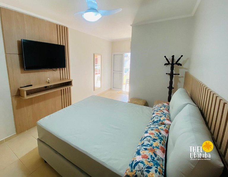 Melhor preço 3 quartos pé na areia 2 garagens Ubatuba 222
