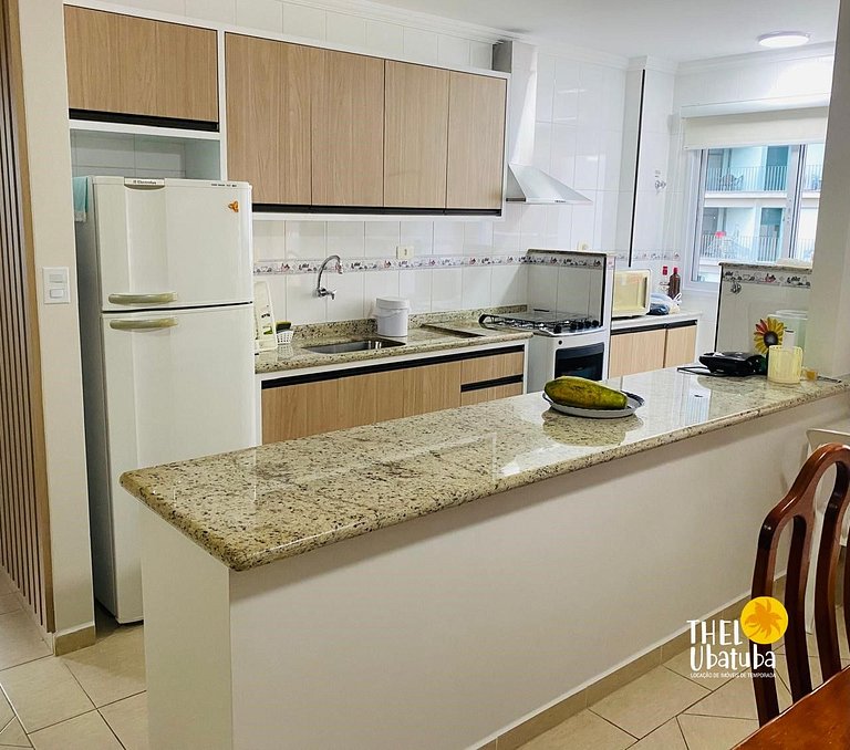 Melhor preço 3 quartos pé na areia 2 garagens Ubatuba 222