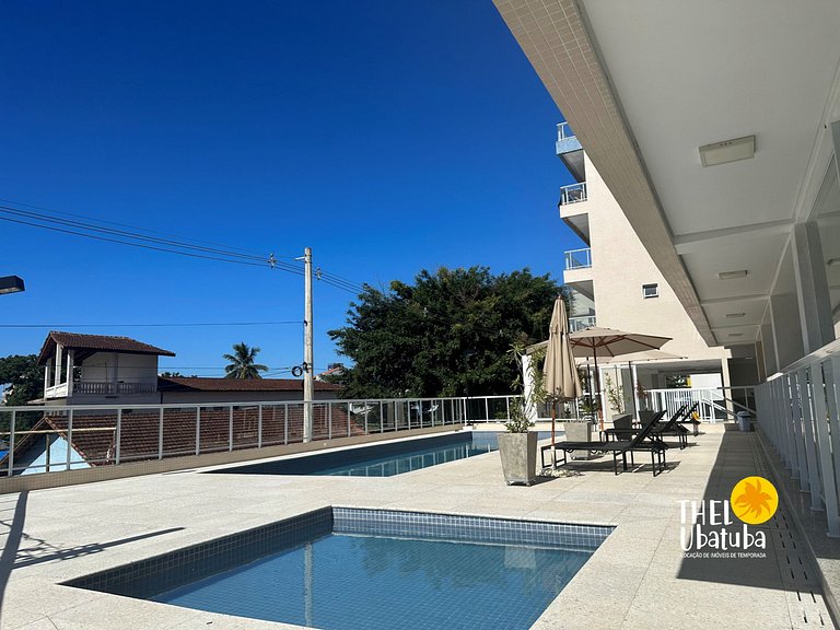 Melhor preço. Reserve sem taxas, apto novo, piscina