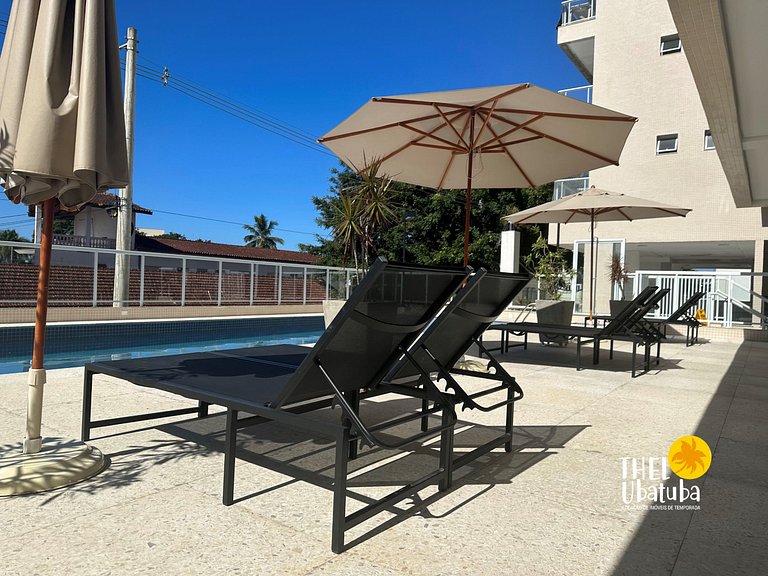 Melhor preço. Reserve sem taxas, apto novo, piscina