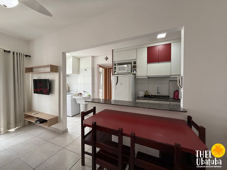 Apartamento Ubatuba, piscina, facil acesso, Jardim das Palme