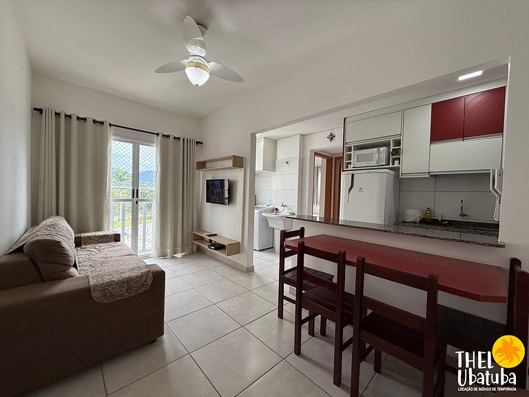 Apartamento Ubatuba, piscina, facil acesso, Jardim das Palme