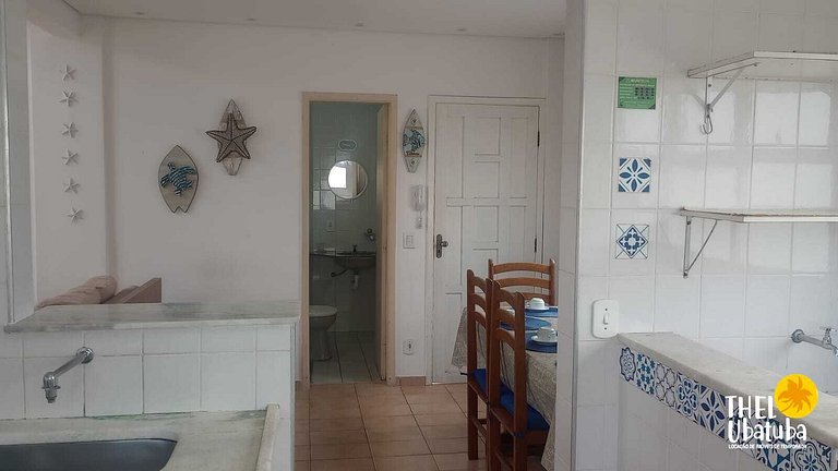 Cobertura Praia Grande com Ar e Churras 13 pessoas