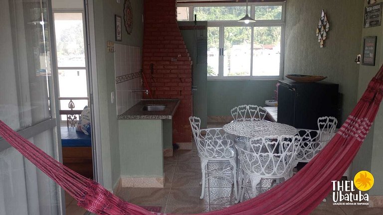 Cobertura Praia Grande com Ar e Churras 13 pessoas