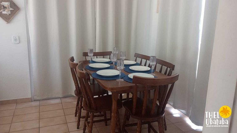 Cobertura Praia Grande com Ar e Churras 13 pessoas