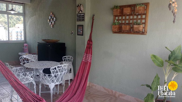 Cobertura Praia Grande com Ar e Churras 13 pessoas