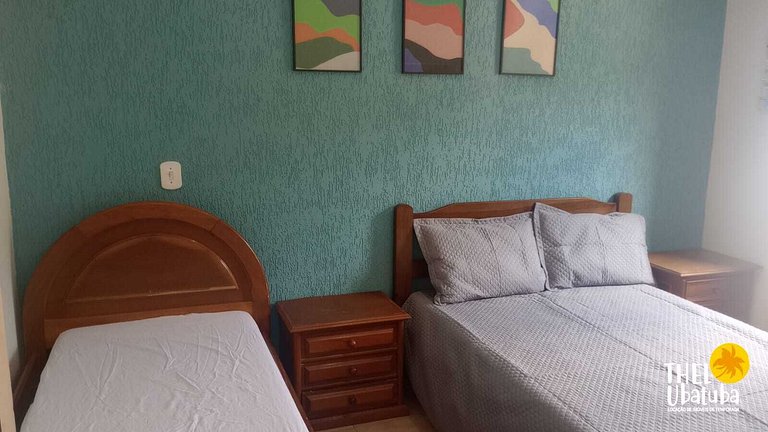 Cobertura Praia Grande com Ar e Churras 13 pessoas