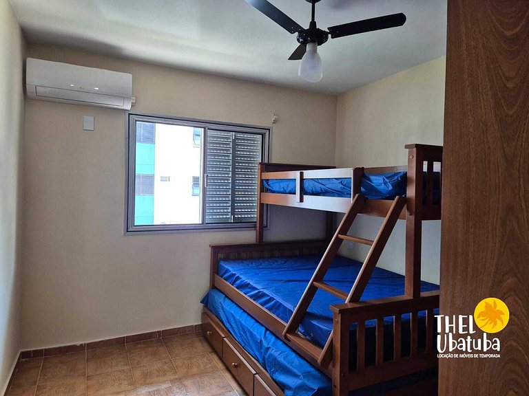 Praia Grande – Apto 2 dorms com Piscina 6 pessoas