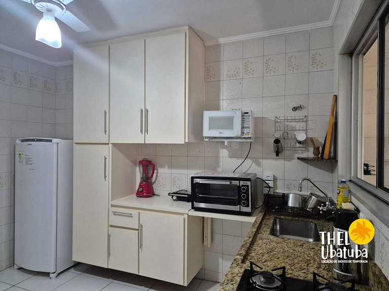 Praia Grande – Apto 2 dorms com Piscina 6 pessoas