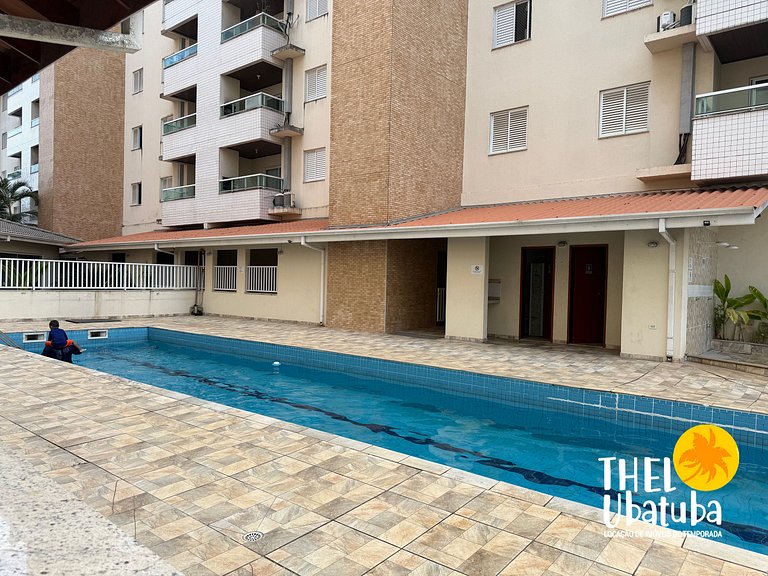 Apto nas Toninhas Temporada com piscina e churrasqueira