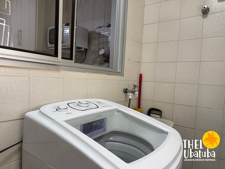 Praia Grande – Apto 2 dorms com Piscina 6 pessoas