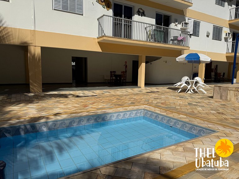 Praia Grande – Apto 2 dorms com Piscina 6 pessoas