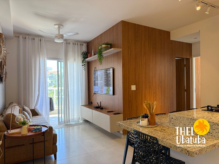 Melhor preço. Reserve sem taxas, apto novo, piscina,ubatuba