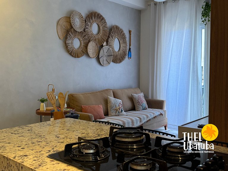 Melhor preço. Reserve sem taxas, apto novo, piscina,ubatuba