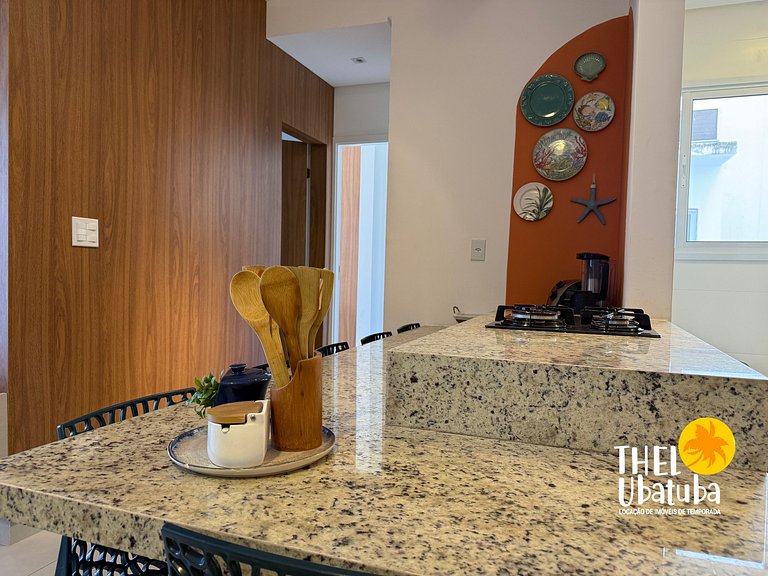 Melhor preço. Reserve sem taxas, apto novo, piscina,ubatuba