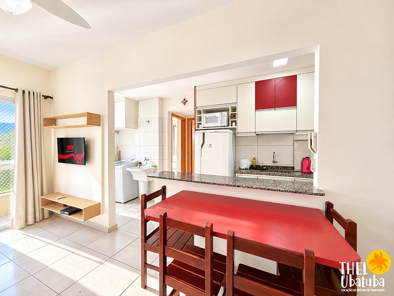 Apartamento Ubatuba, piscina, facil acesso, Jardim das Palme