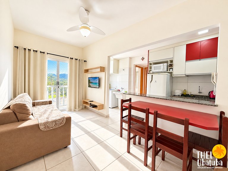 Apartamento Ubatuba, piscina, facil acesso, Jardim das Palme