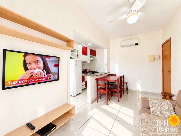 Apartamento Ubatuba, piscina, facil acesso, Jardim das Palme
