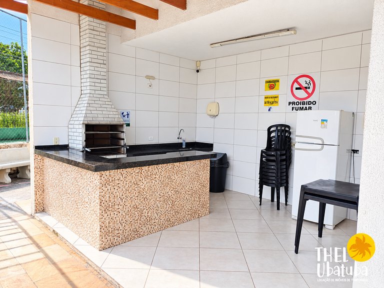 Apartamento Ubatuba, piscina, facil acesso, Jardim das Palme