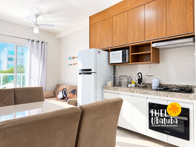 Apartamento temporada em Ubatuba Praia Grande perto da praia