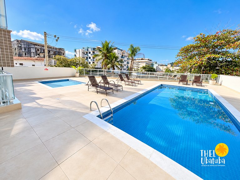 Melhor preço. Reserve sem taxas, 2 quartos, piscina, ubatuba