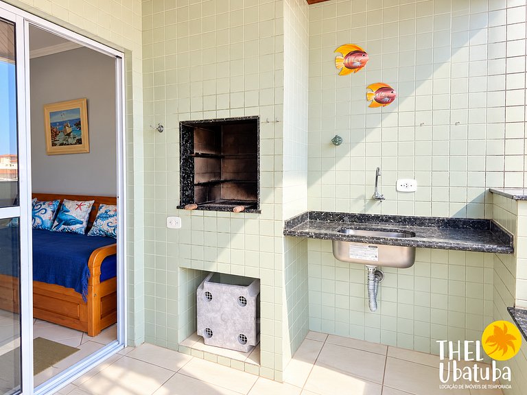 Melhor preço Ana Luiza, 2 vagas de garagem, piscina,Ubatuba